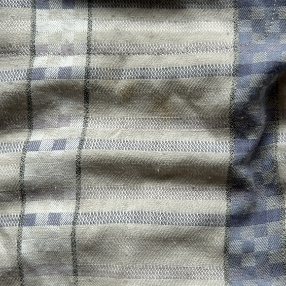 Vintage Simon Chang Plaid Matching Set with Blouse, Scarf, and Midi Skirt - Picture 7 of 7